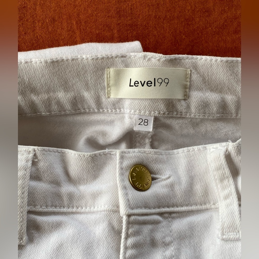 Level 99 White Jeans